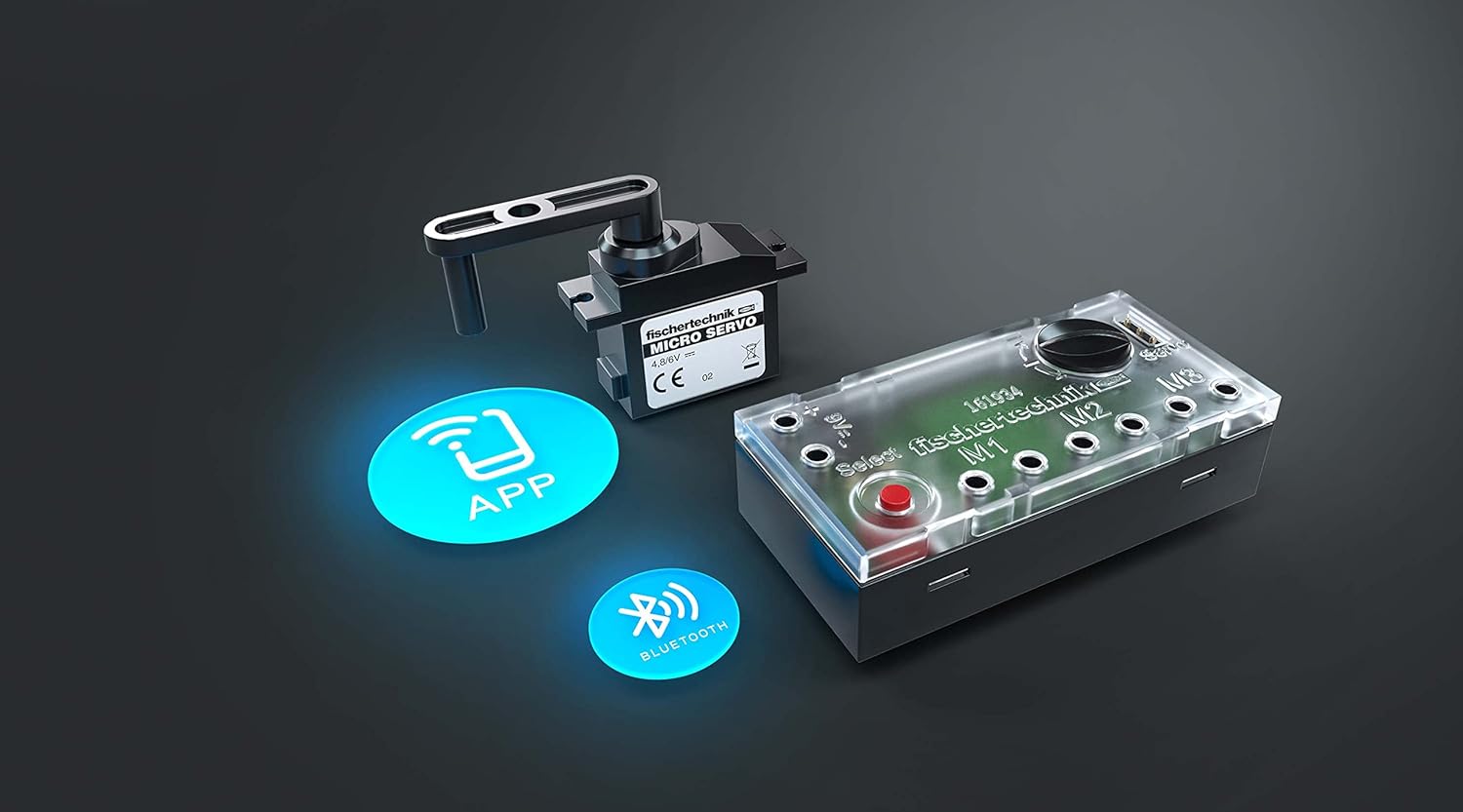 fischertechnik 563931 Plus Fernsteuerung Control Set-die Bluetooth Steuerung für den Modellbau, ab 10 Jahre , Bunt
