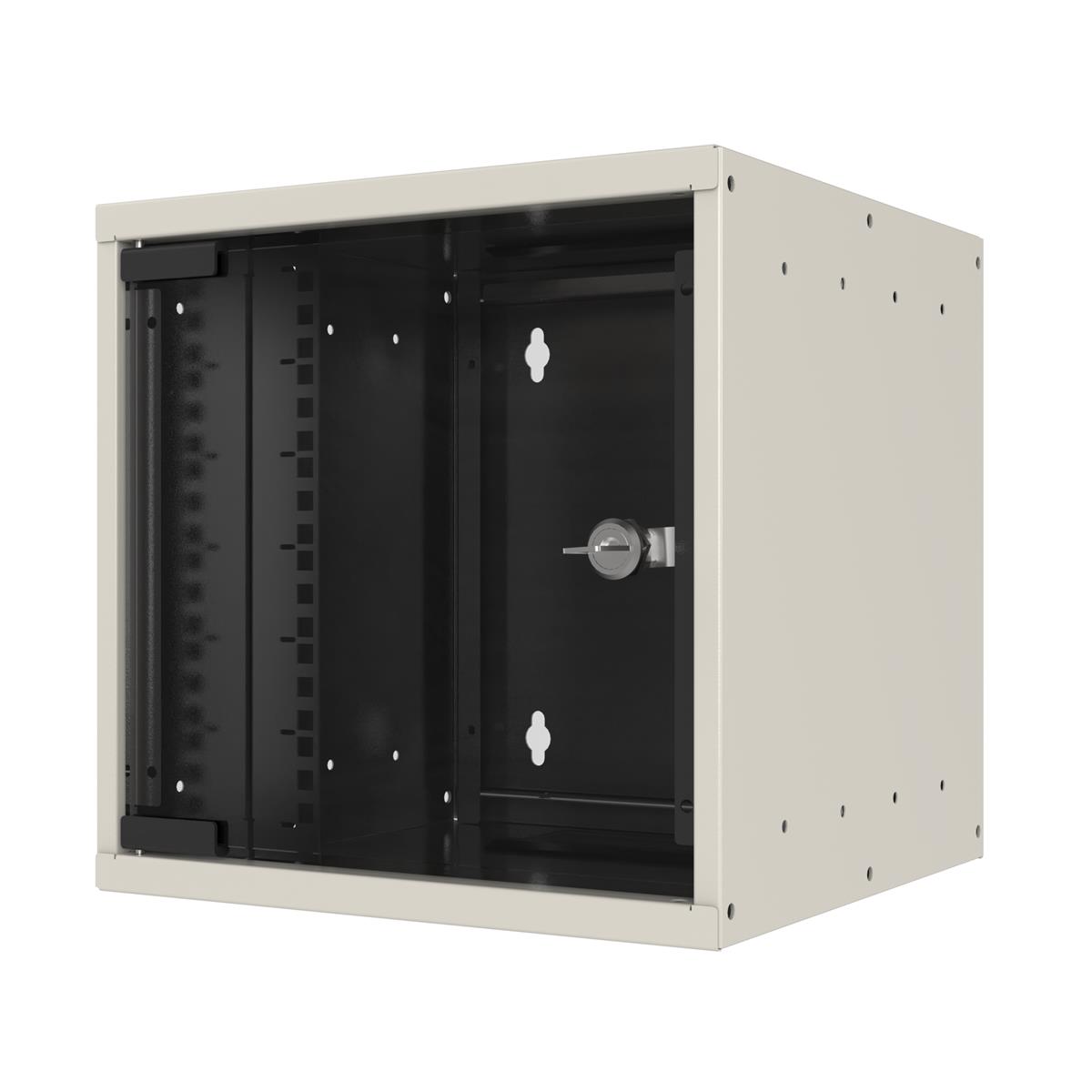 EFB Elektronik 10" Wandgehäuse 6HE Tiefe 300mm 1-teilig RAL9010 - Wandgehäuse