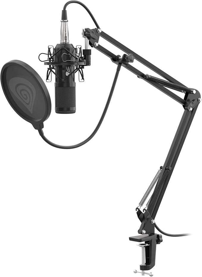 GENESIS Radium 300 XLR Schwarz Studio-Mikrofon GENESIS Radium 300 XLR Schwarz Studio-Mikrofon