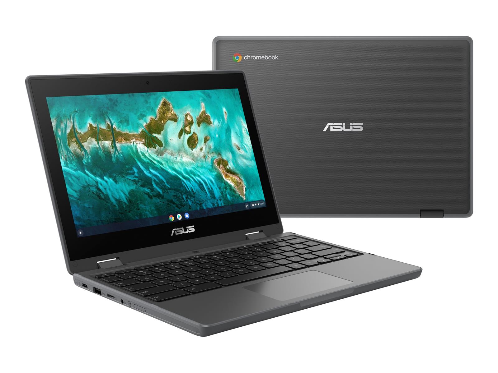 ASUS Chromebook Flip CR1 CR1100FKA-BP0022 - Flip-Design - Intel Celeron N4500 / 1.1 GHz - Chrome OS - UHD Graphics - 4 GB RAM - 64 GB eMMC - 29.5 cm (11.6")