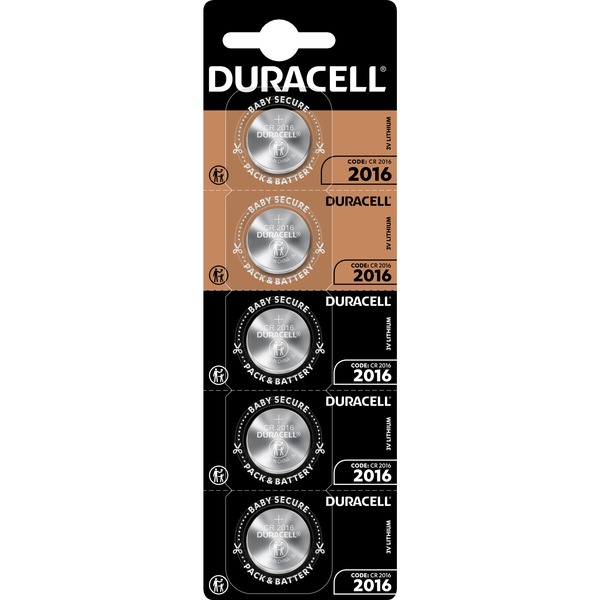 Duracell Batterie Procell - CR2016 Intense Lithium  5er Blis