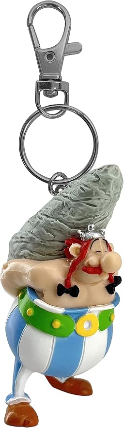 Asterix & Obelix - Obelix mit Hinkelstein - Schlüsselanhänger