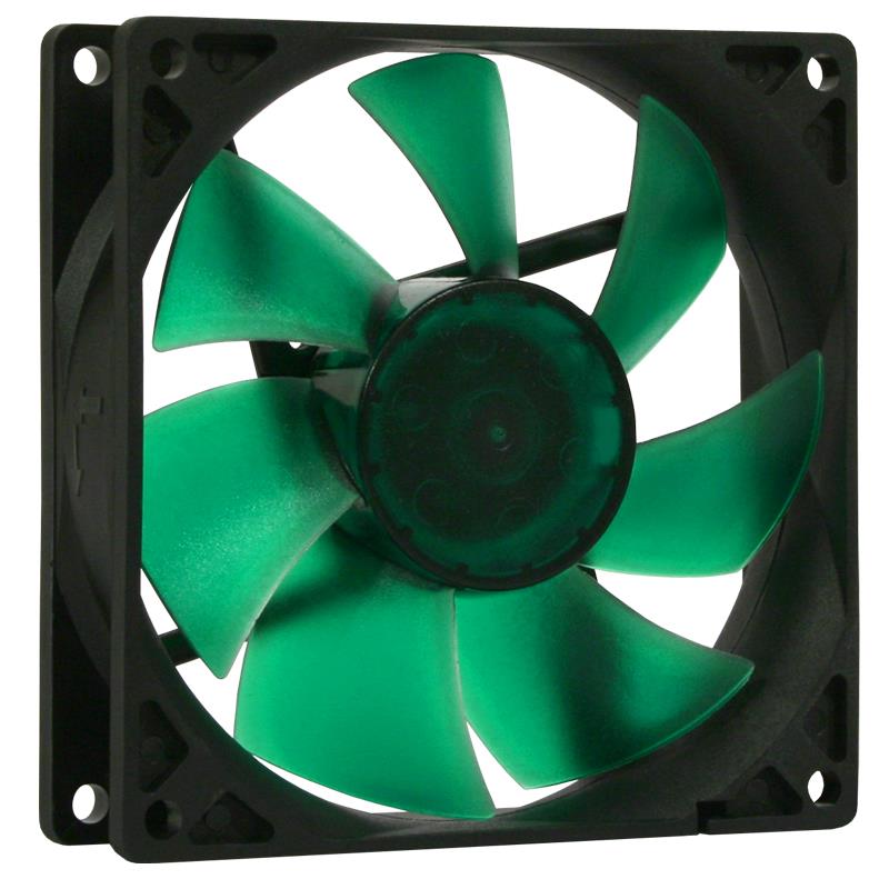 Nanoxia Deep Silence 92 mm PWM Computergehäuse Ventilator 9,2 cm Schwarz, Grün
