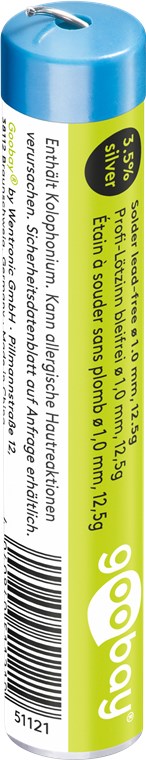 Profi-Lötzinn bleifrei, ø 1,0 mm, 12,5 g