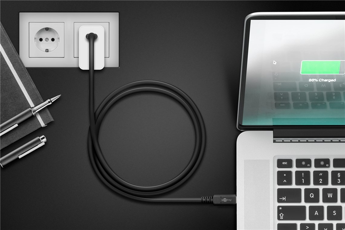 Sync & Charge USB-C™-Kabel, USB4™ Gen 2x2, 240 W, 2 m