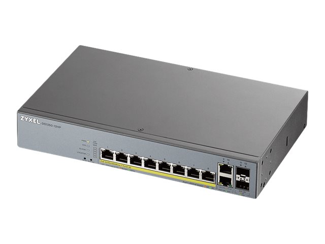 Zyxel GS1350-12HP-EU0101F Netzwerk-Switch Managed L2 Gigabit Ethernet (10/100/1000) Power over Ethernet (PoE) Grau