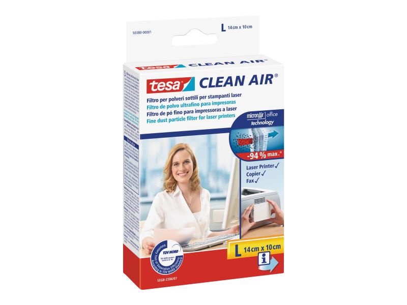 tesa Clean Air Feinstaubfilter, Größe L 14x10cm