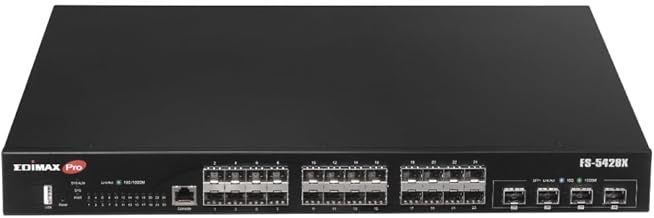 EDIMAX Switch 24 Gigabit SFP-Ports + 4 10GbE SFP+-Ports