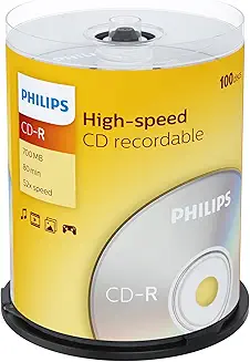 1x100 Philips CD-R 80Min 700MB 52x SP