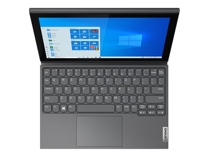 Lenovo IdeaPad Duet 3 10IGL5 82AT - Tablet - mit abnehmbarer Tastatur - Pentium Silver N5030 / 1.1 GHz - Win 10 Pro 64-Bit - UHD Graphics 605 - 8 GB RAM - 128 GB eMMC - 26.2 cm (10.3")