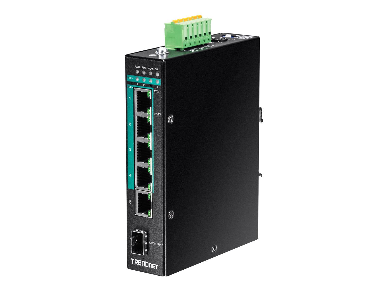 Trendnet TI-PG541i Managed L2+ Gigabit Ethernet (10/100/1000) Power over Ethernet (PoE) Schwarz