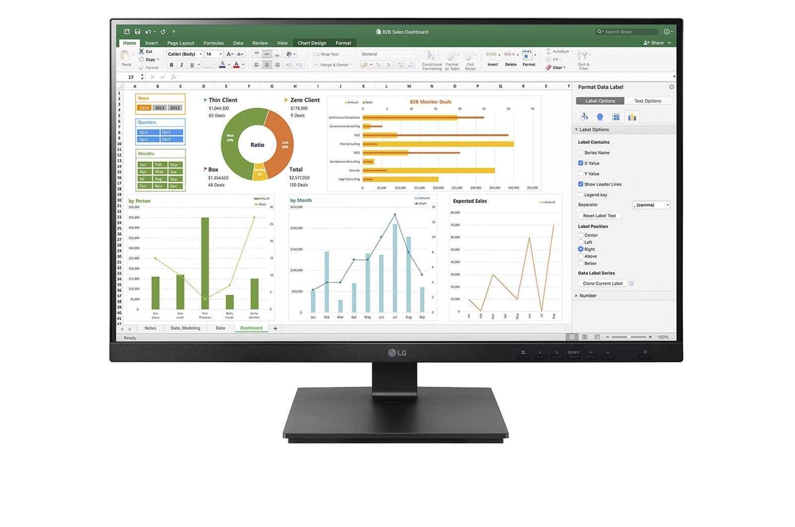 LG 24BN650Y-B - LED-Monitor - 61 cm (24") (23.8" sichtbar)
