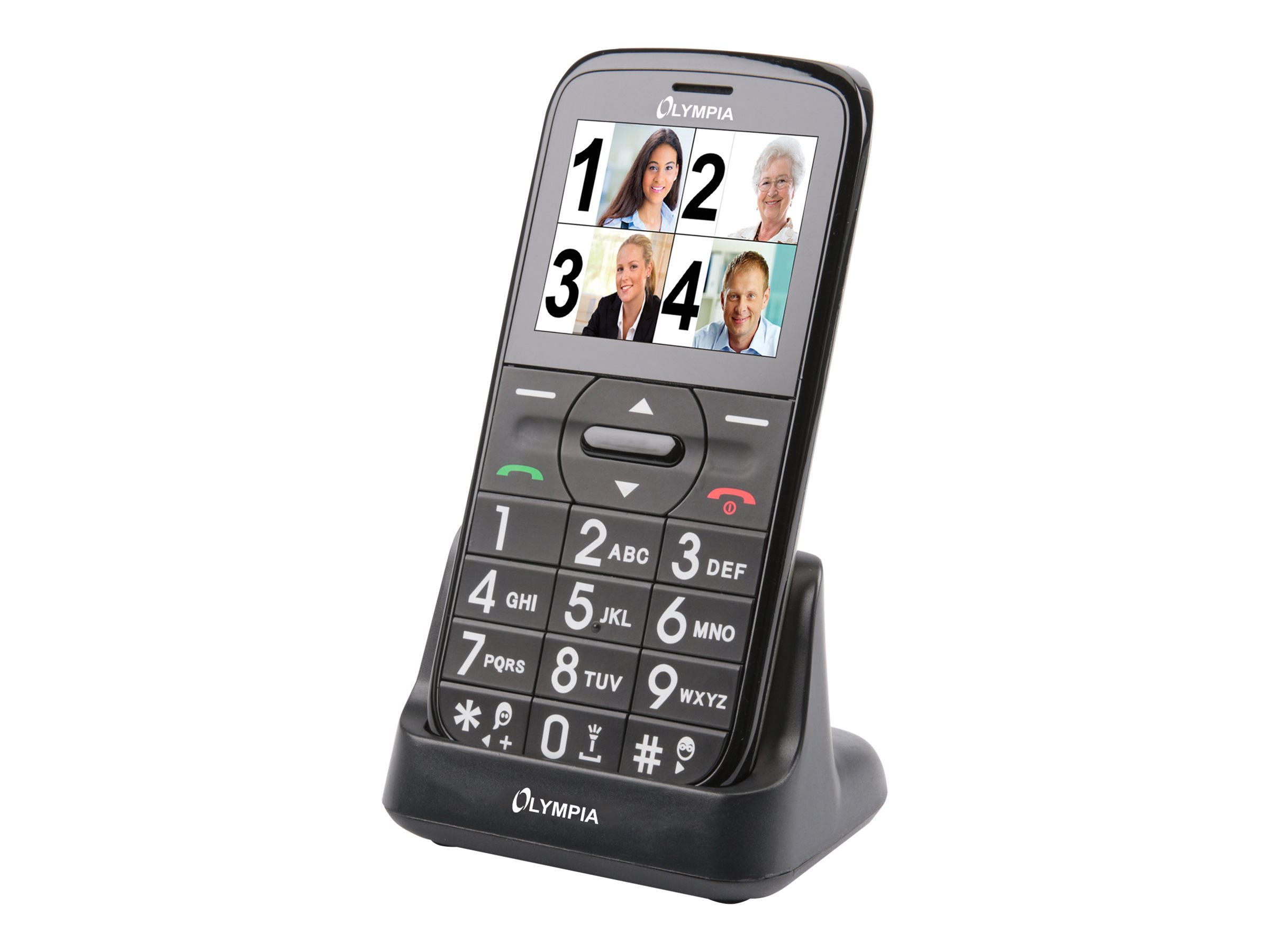Olympia Happy II - Mobiltelefon - Dual-SIM - microSD slot