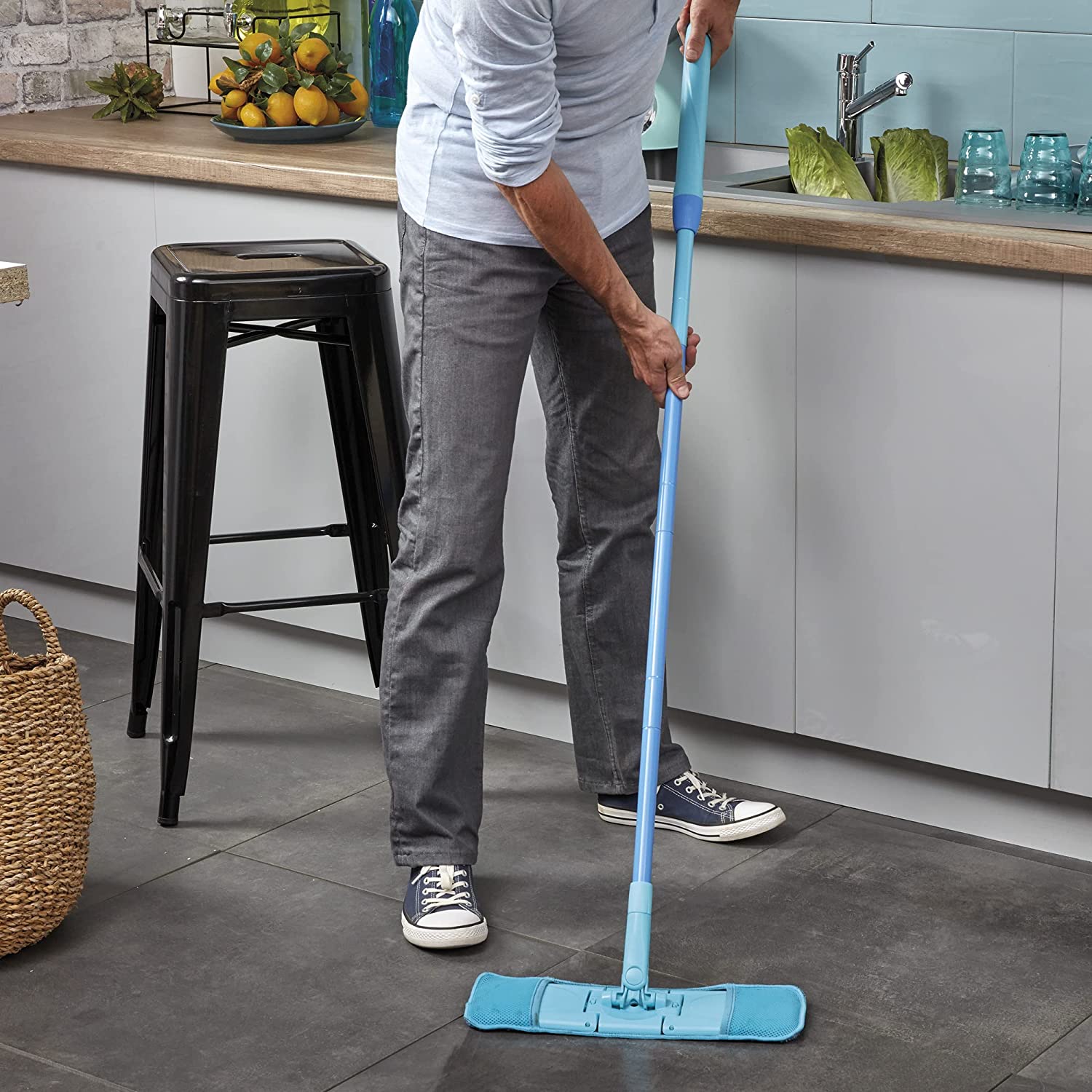 Spontex Express System+ XL Bodenwischer mit Rotationssystem Spontex Express System+ XL Bodenwischer mit Rotationssystem