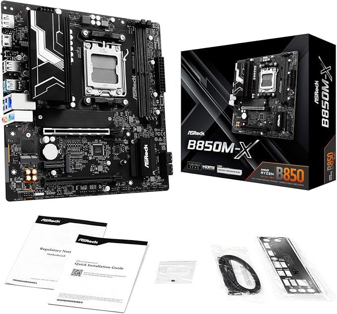 Asrock B850M-X AMD B850 Sockel AM5 micro ATX