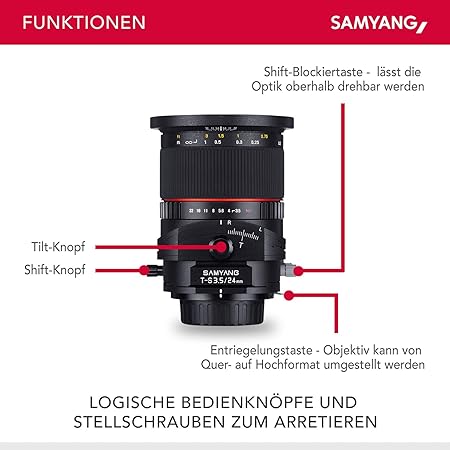 Samyang MF 3,5/24 T/S Sony E Samyang MF 3,5/24 T/S Sony E