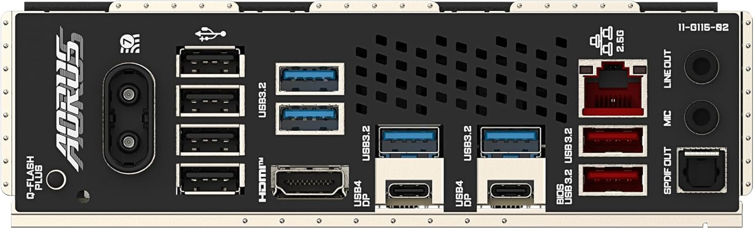 Gigabyte AORUS B650E PRO X USB4 - 1.0 - Motherboard - ATX - Socket AM5 - AMD B650 Chipsatz - USB 3.2 Gen 1, USB 3.2 Gen 2, USB-C 3.2 Gen 2x2, USB4 - 2.5 Gigabit LAN, Wi-Fi, Bluetooth - Onboard-Grafik (CPU erforderlich)