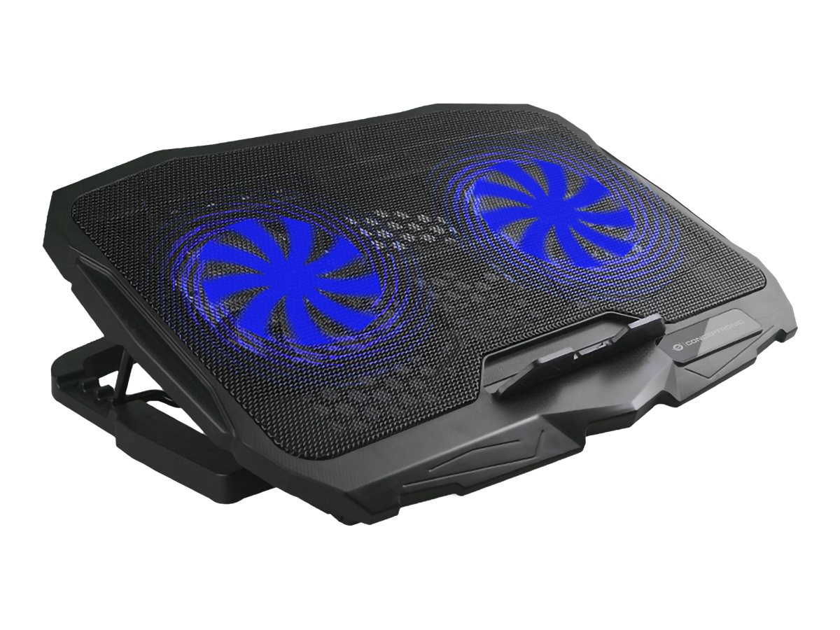 Conceptronic THANA07B Llaptop-Kühlpad 43,2 cm (17") Schwarz