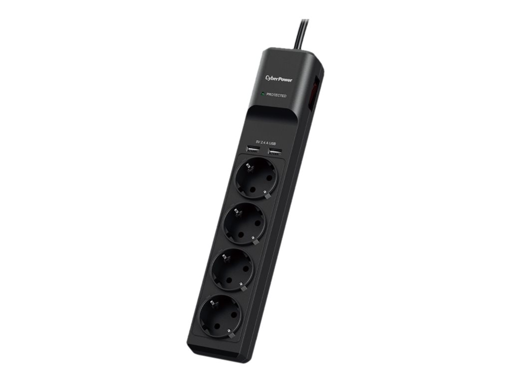 CyberPower Prof. 4xSchuko/2xUSB Überspannungsschutz P0420SUD0-DE