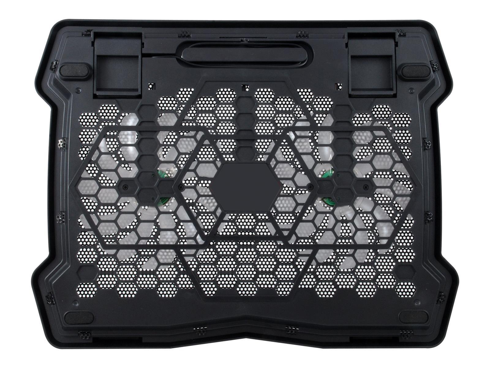 Conceptronic THANA06B Llaptop-Kühlpad 39,6 cm (15.6") Schwarz