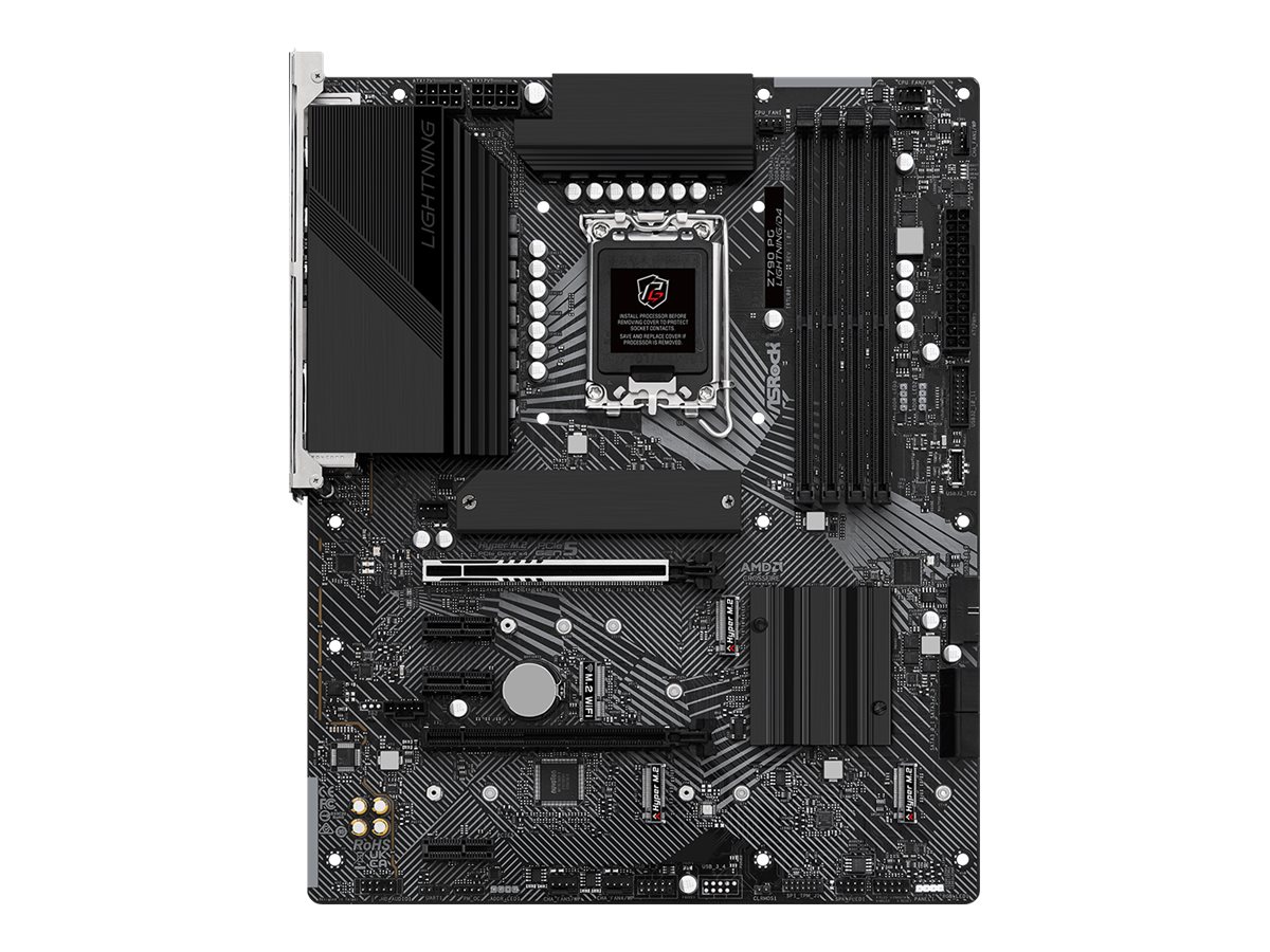 ASRock Z790 PG Lightning/D4 - Motherboard - ATX - LGA1700-Sockel - Z790 Chipsatz - USB 3.2 Gen 1, USB 3.2 Gen 2, USB-C 3.2 Gen 2x2, USB-C 3.2 Gen 1 - 2.5 Gigabit LAN - Onboard-Grafik (CPU erforderlich)