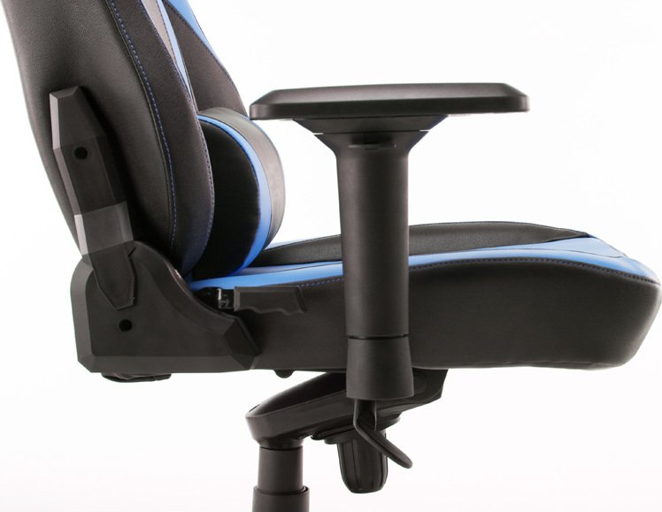 LC-Power LC-GC-701BBL - Gepolsterter Sitz - Gepolsterte Rückenlehne - Schwarz - Blau - Schwarz - Blau - Metall - Kunststoff - Kunstleder - Schaum