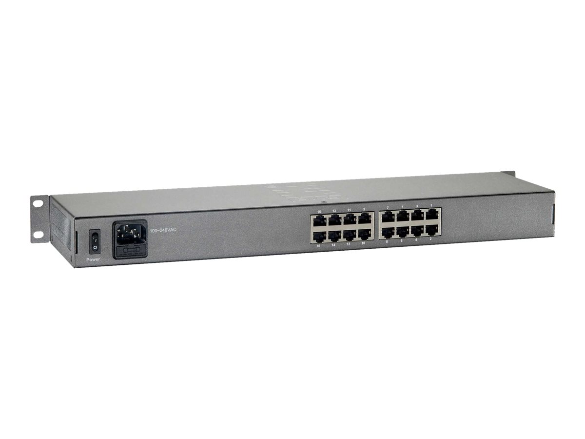 LevelOne FEP-1601W120 Netzwerk-Switch Fast Ethernet (10/100) Power over Ethernet (PoE) Grau