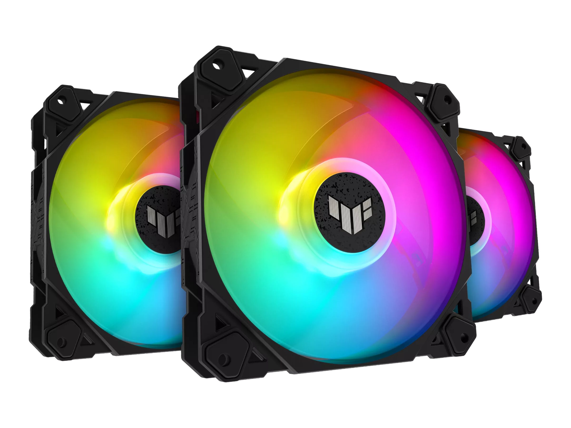 ASUS TUF Gaming TF120 ARGB Fan - Triple Fan Kit with ARGB Controller Computergehäuse Luftkühlung 12 cm Schwarz