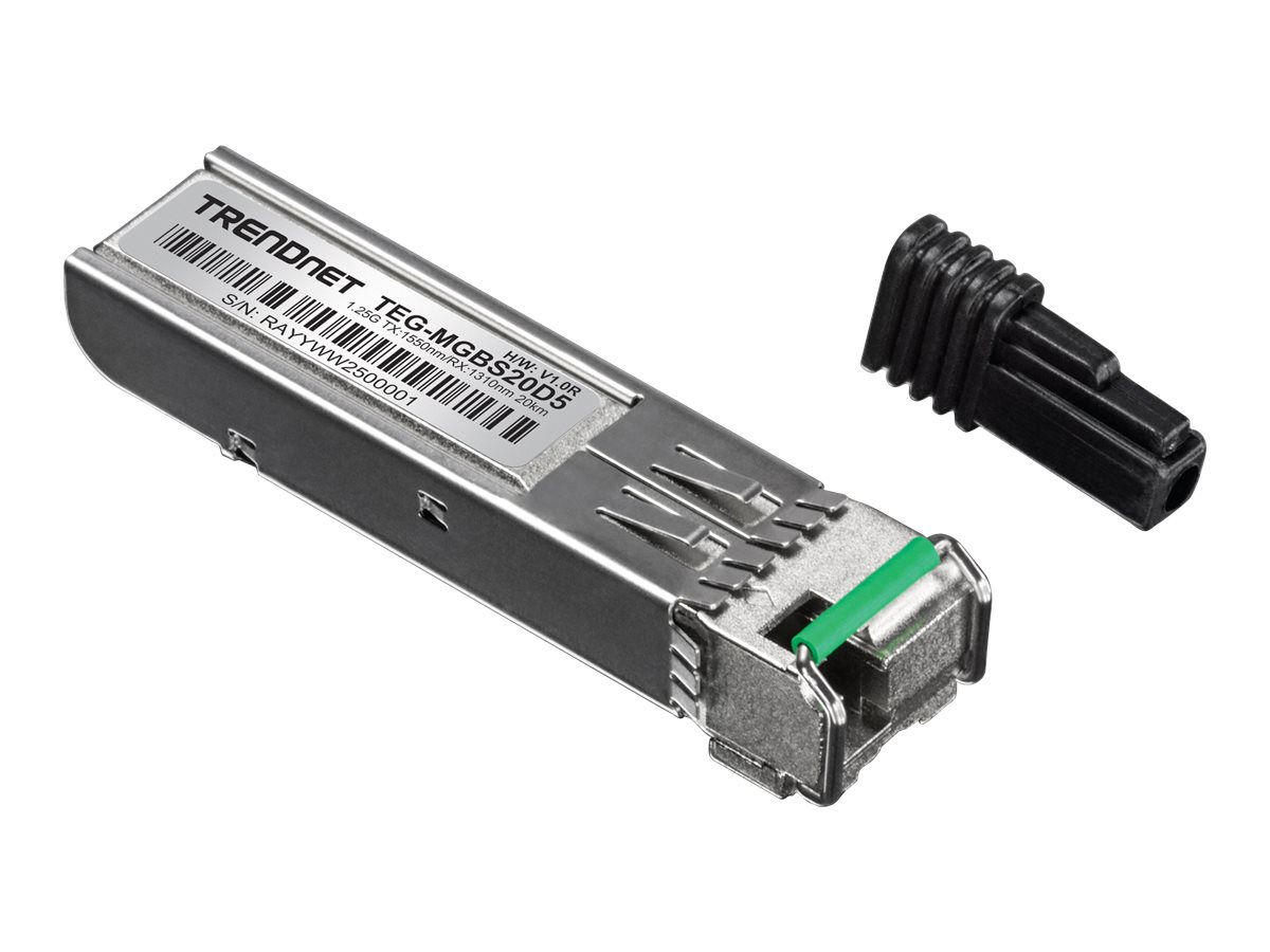 Trendnet TEG-MGBS20D5 Netzwerk-Transceiver-Modul Faseroptik 1000 Mbit/s SFP