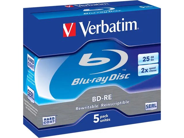 Verbatim 43615 Leere Blu-Ray Disc BD-RE 25 GB 5 Stück(e)
