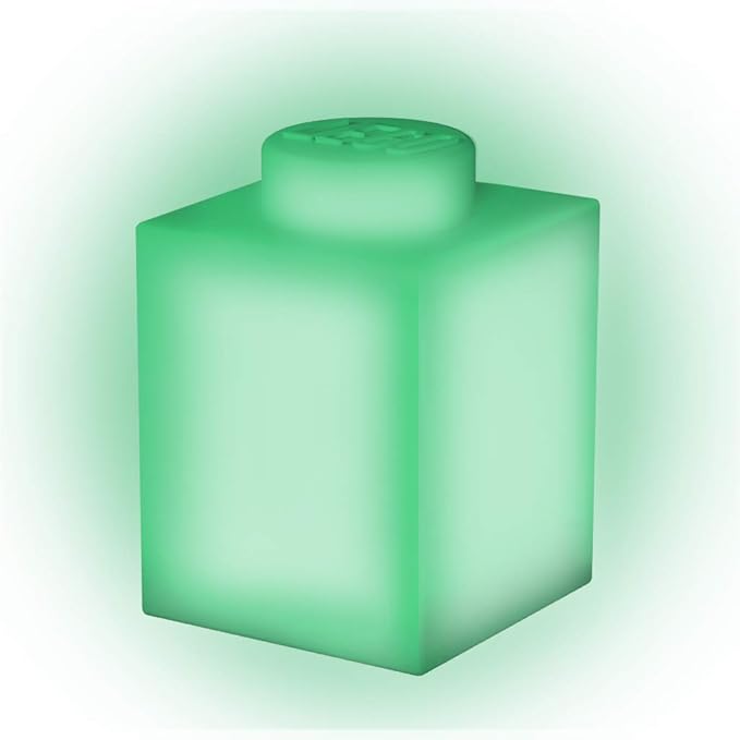 LEGO® Classic - Legostein Nachtlicht aus Silikon - Farbe Grün LEGO® Classic - Legostein Nachtlicht aus Silikon - Farbe Grün