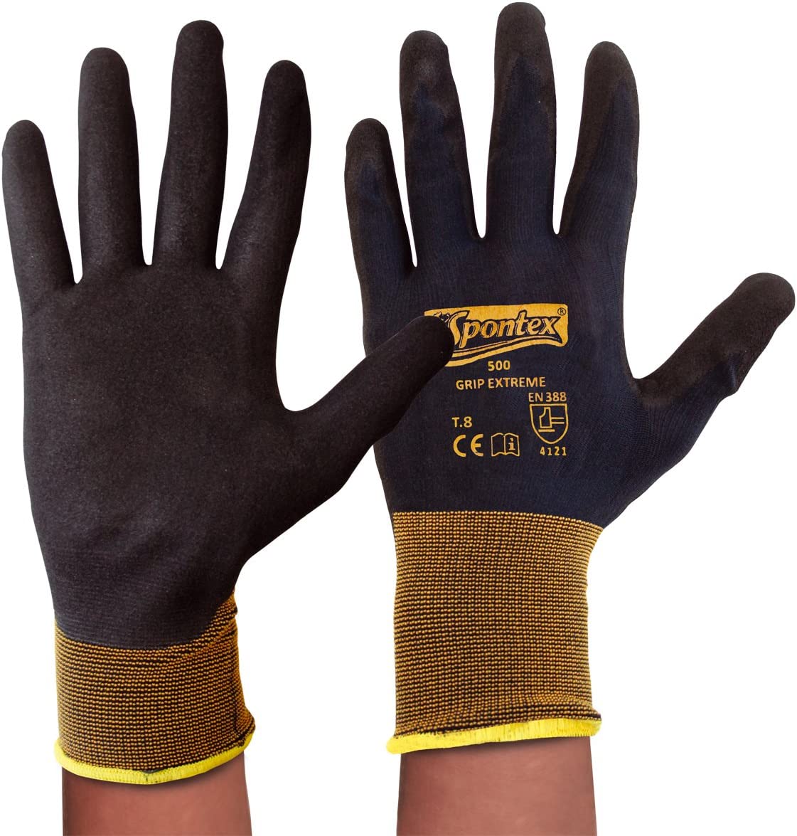 Spontex Arbeitshandschuhe Grip Extreme Gr. XL f. sortiert