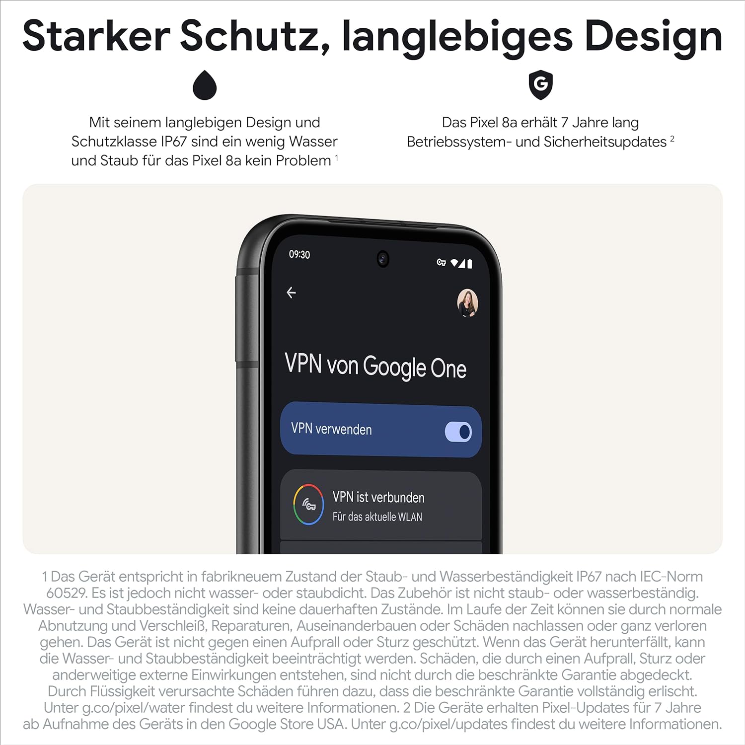 Google Pixel 8a - 5G Smartphone - Dual-SIM - RAM 8 GB / Interner Speicher 128 GB - OLED-Display - 6.1" - 2400 x 1080 Pixel (120 Hz) Google Pixel 8a - 5G Smartphone - Dual-SIM - RAM 8 GB / Interner Speicher 128 GB - OLED-Display - 6.1" - 2400 x 1080 Pixel (120 Hz)