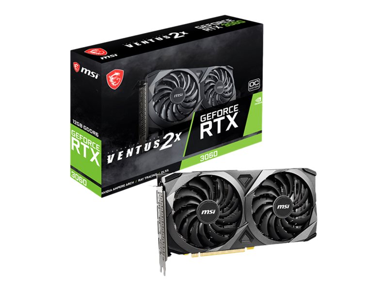 MSI VENTUS GeForce RTX 3060 2X 12G OC NVIDIA 12 GB GDDR6