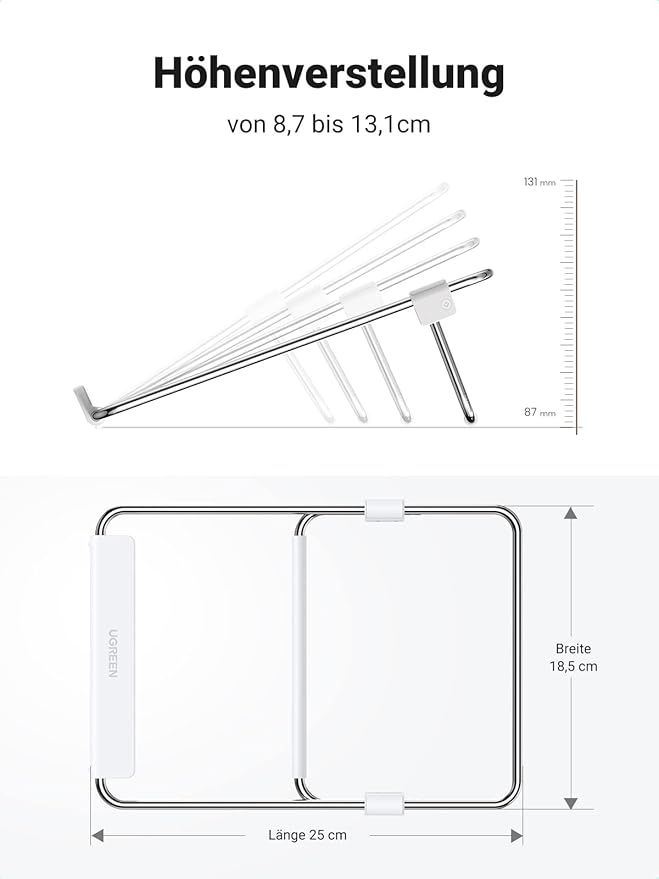 UGREEN Desktop Laptop Stand Silver