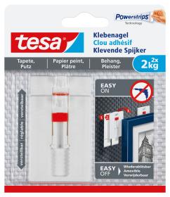 tesa Klebenagel verstellbar Tapete & Putz bis 2kg       2St.