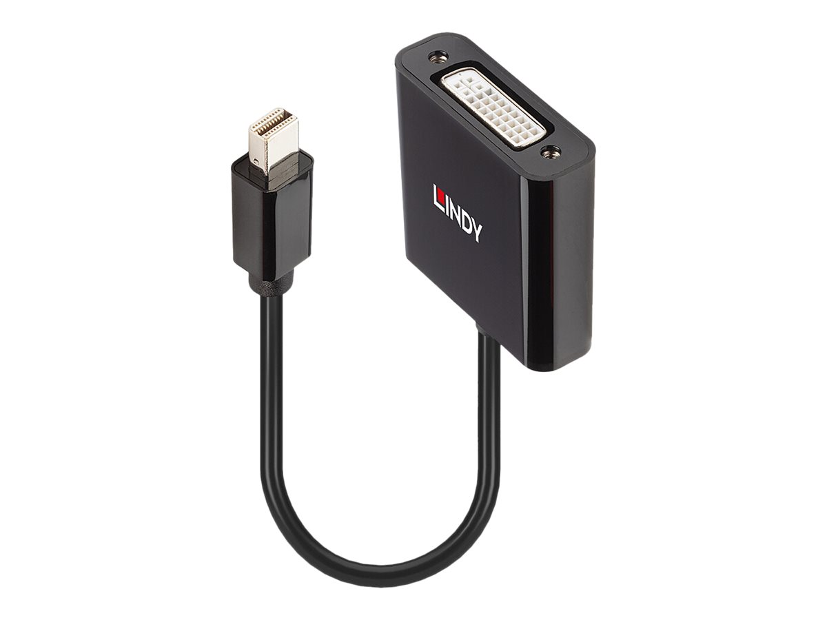 Lindy 41736 Kabeladapter Mini DisplayPort DVI-D Schwarz