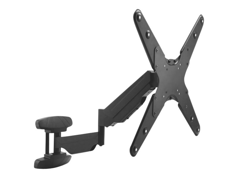 Techly Klammer - für LCD TV (einstellbarer Arm) - Schwarz - Bildschirmgröße: 58.4-139.7 cm (23"-55")