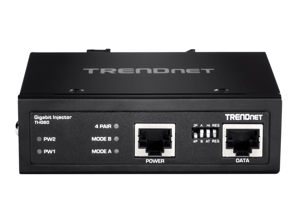 Trendnet TI-IG60 PoE-Adapter Schnelles Ethernet, Gigabit Ethernet