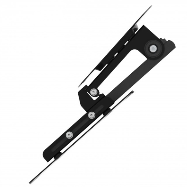Techly Befestigungskit (Deckenhalterung) - für LCD TV - Stahl - Schwarz - Bildschirmgröße: 43.2-94 cm (17"-37")