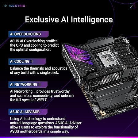 ASUS ROG STRIX Z890-E GAMING WIFI Intel Z890 LGA 1851 (Socket V1) ATX