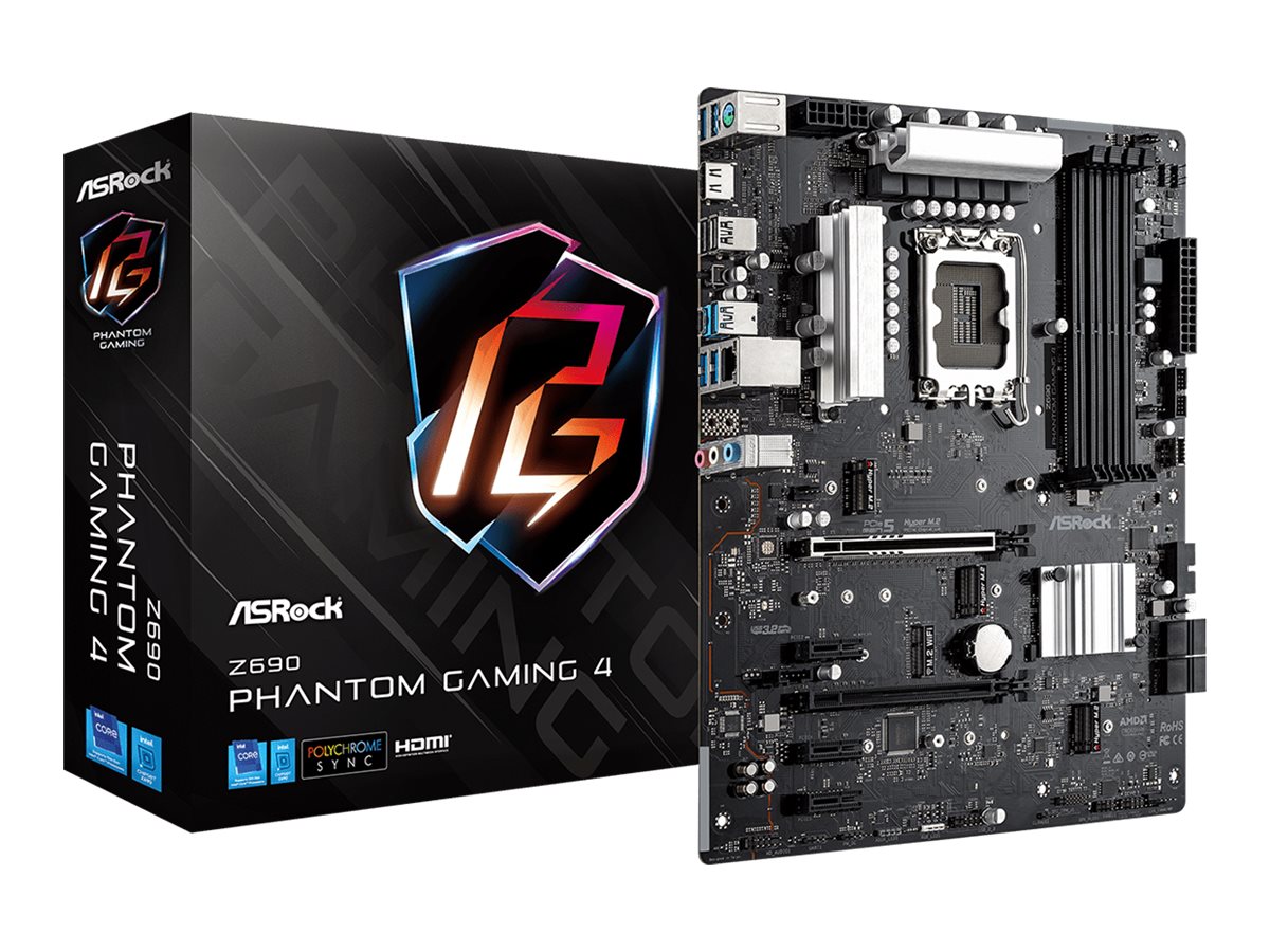 Asrock Z690M Phantom Gaming 4 Intel Z690 LGA 1700 micro ATX