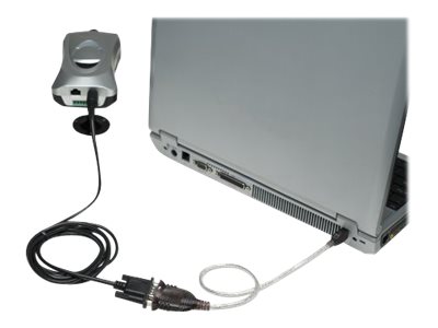 Manhattan USB auf Seriell-Konverter, Zum Anschluss eines seriellen Geräts an einen USB-Port, Prolific PL-2303RA-Chipsatz, 0,45 m, Polybag-Verpackung
