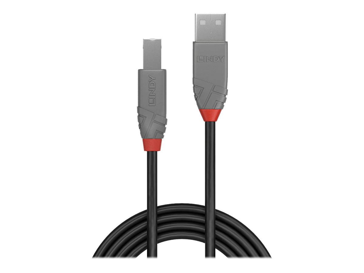 Lindy 36672 USB Kabel USB 2.0 1 m USB A USB B Schwarz Lindy 36672 USB Kabel USB 2.0 1 m USB A USB B Schwarz