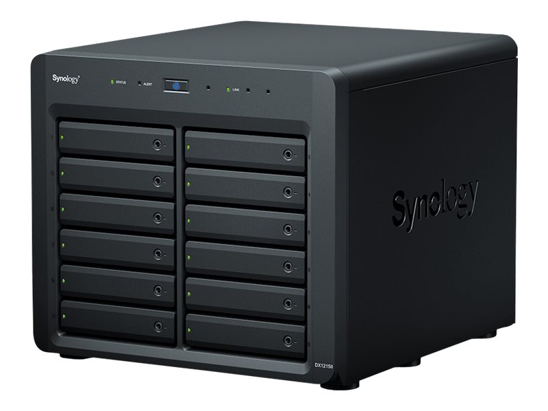 Synology DX1215II Speicherlaufwerksgehäuse HDD / SSD-Gehäuse Schwarz 2.5/3.5"