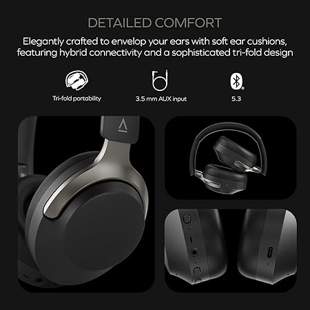 Creative Headset Zen Hybrid SXFI Over-Ear,Bluetooth5.3 grau