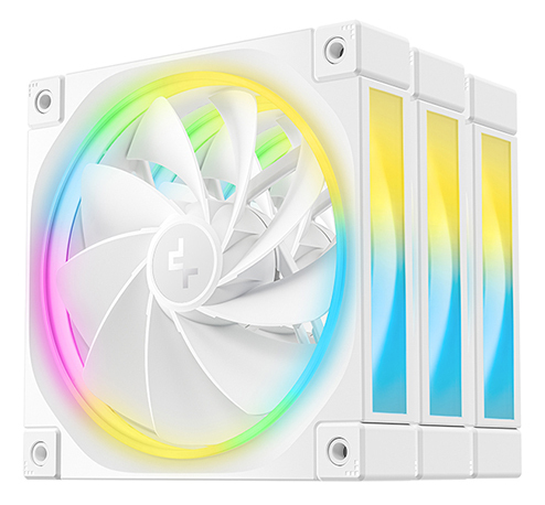 DeepCool FL12R WH-3 IN 1 Computergehäuse Ventilator 12 cm Weiß 3 Stück(e)