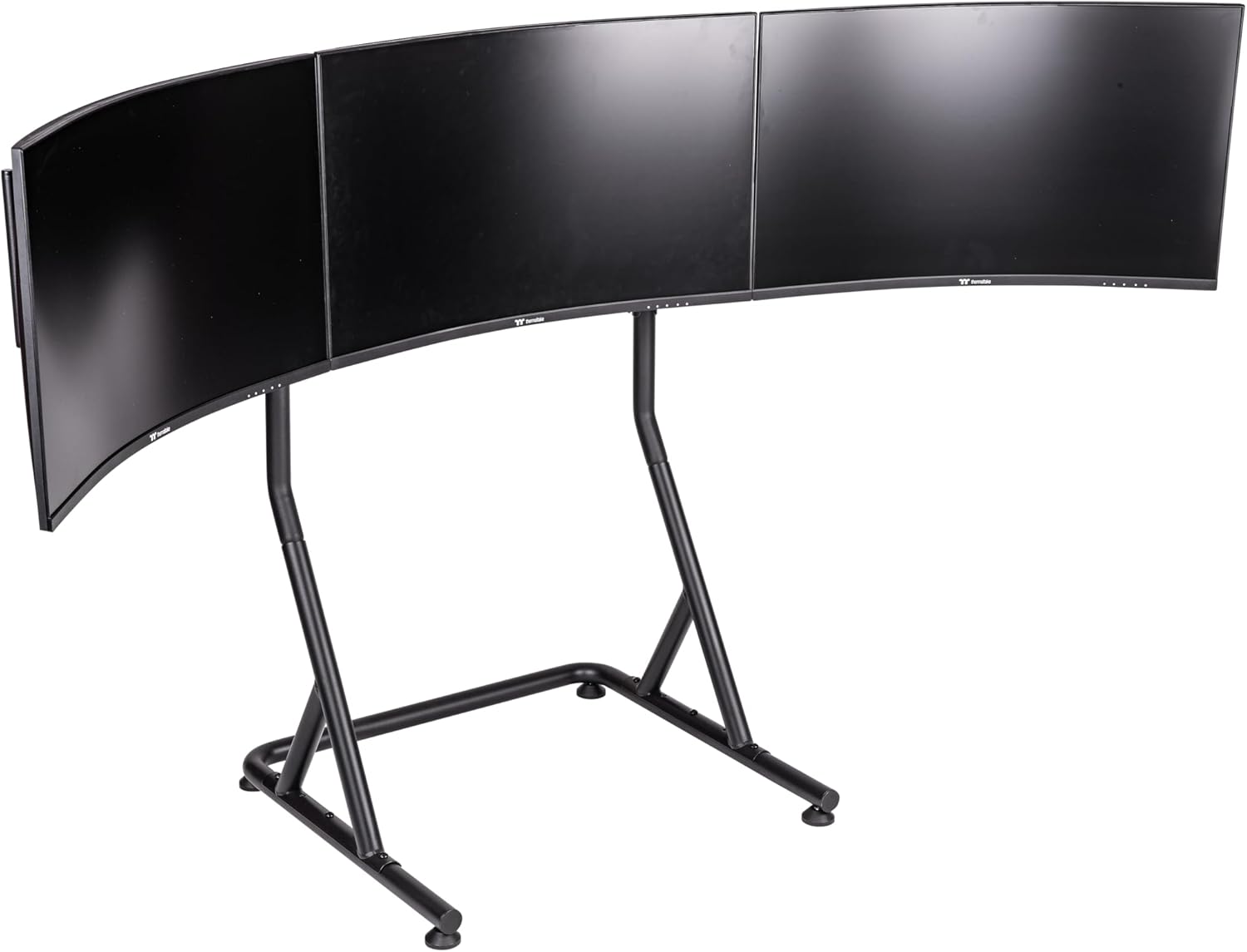 Thermaltake GEA-RMS-TMSBLK-01 Flachbildschirm-Tischhalterung 139,7 cm (55") Flur Schwarz
