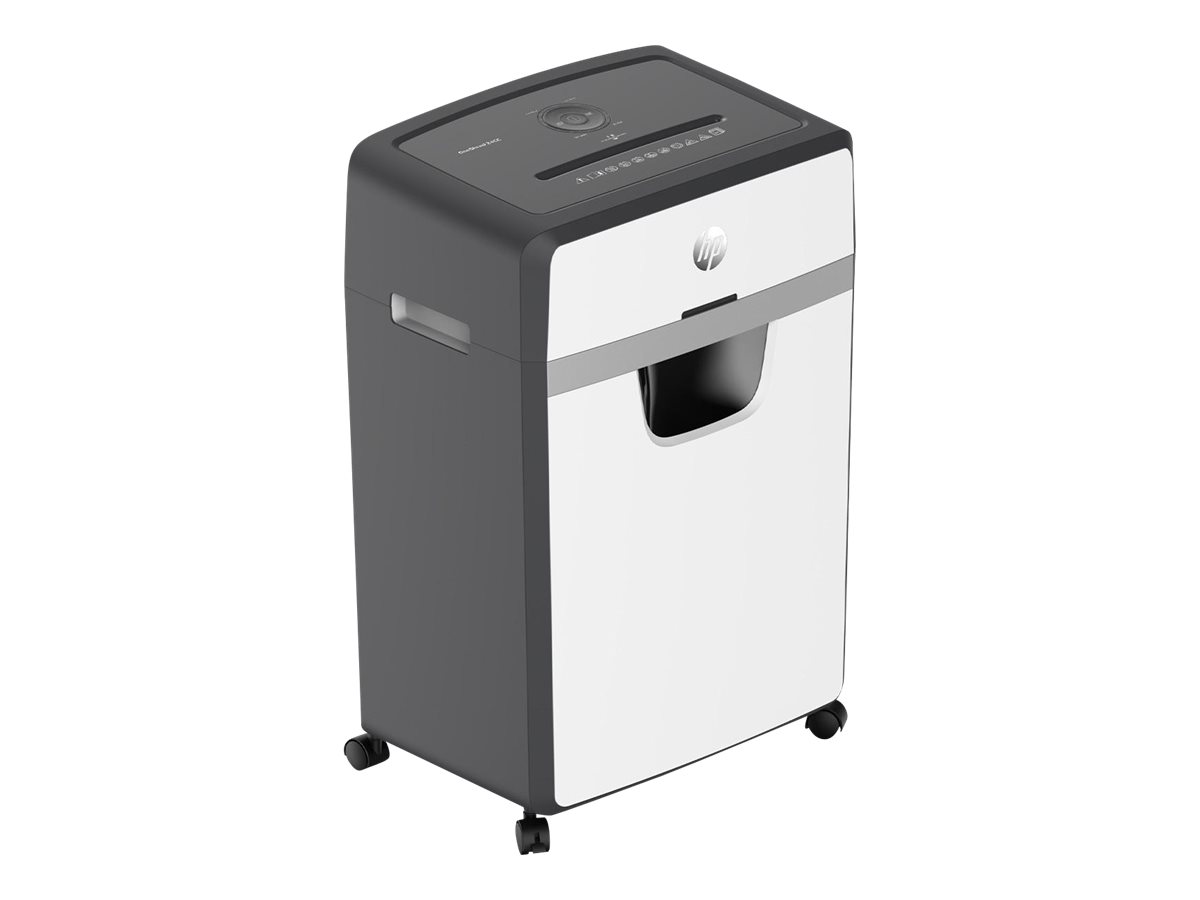 HP OneShred 24CC Aktenvernichter Partikelschnitt-Zerkleinerung 65 dB 22 cm Weiß, Schwarz HP OneShred 24CC Aktenvernichter Partikelschnitt-Zerkleinerung 65 dB 22 cm Weiß, Schwarz