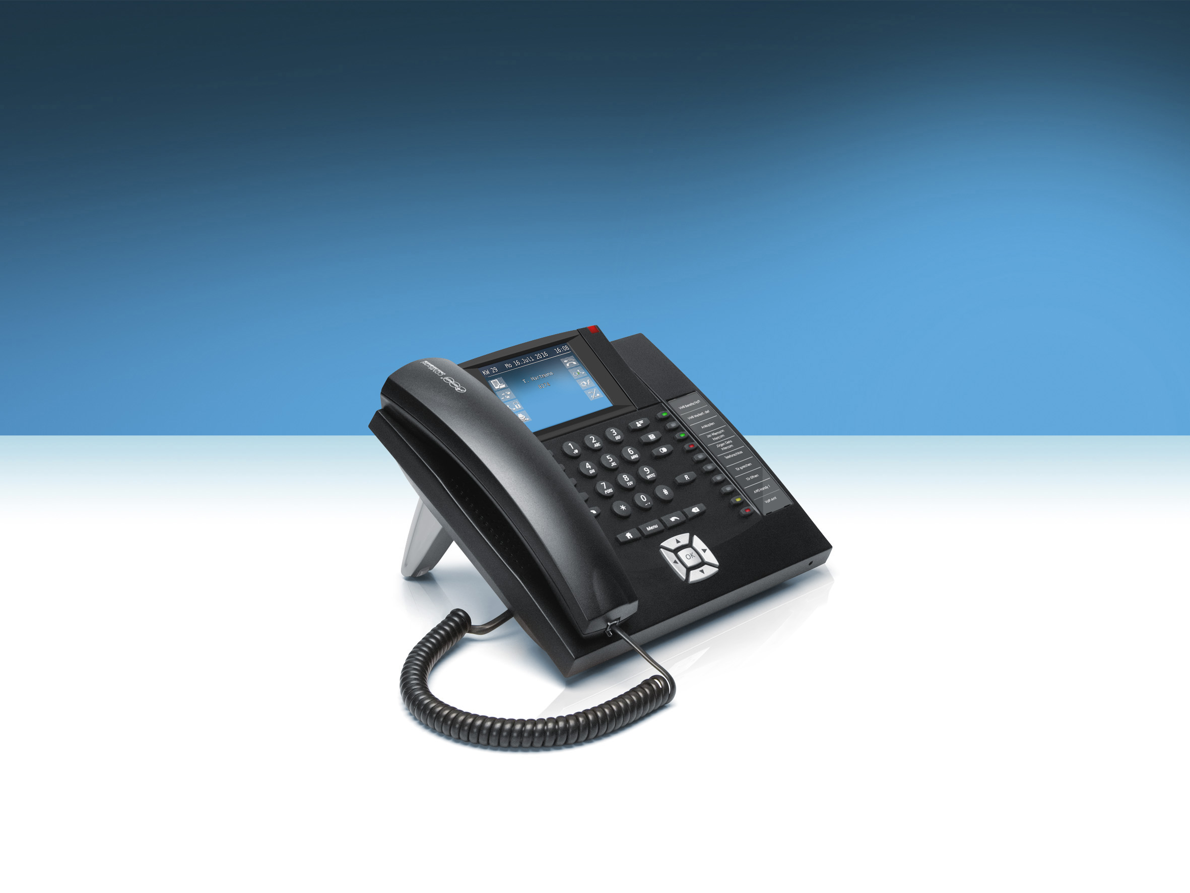 AUERSWALD Telefon COMfortel 1400 ISDN schwarz